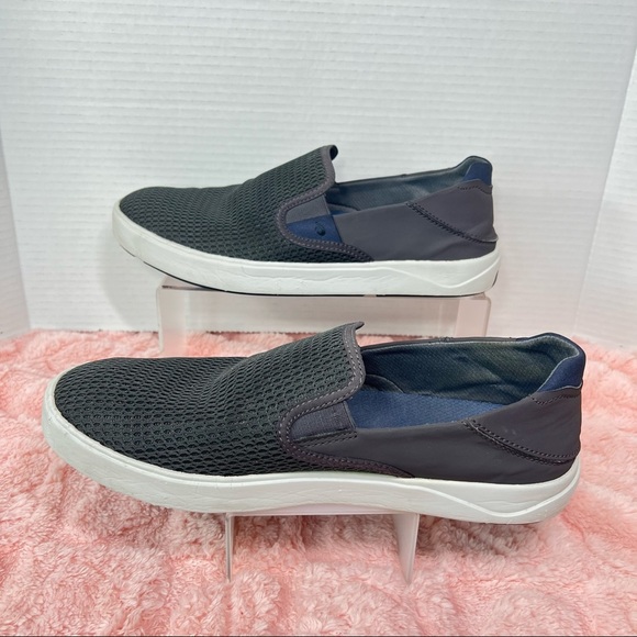 OluKai LAE’ AHI Gray Men Slip on Sneakers Men Size 9.5 Casual Comfy Minimalist - Picture 3 of 9